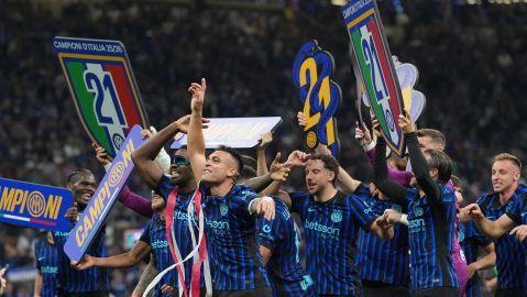 Inter Milan 2-0 Parma: Thuram and Mkhitaryan fire Nerazzurri to 21st Serie A title
