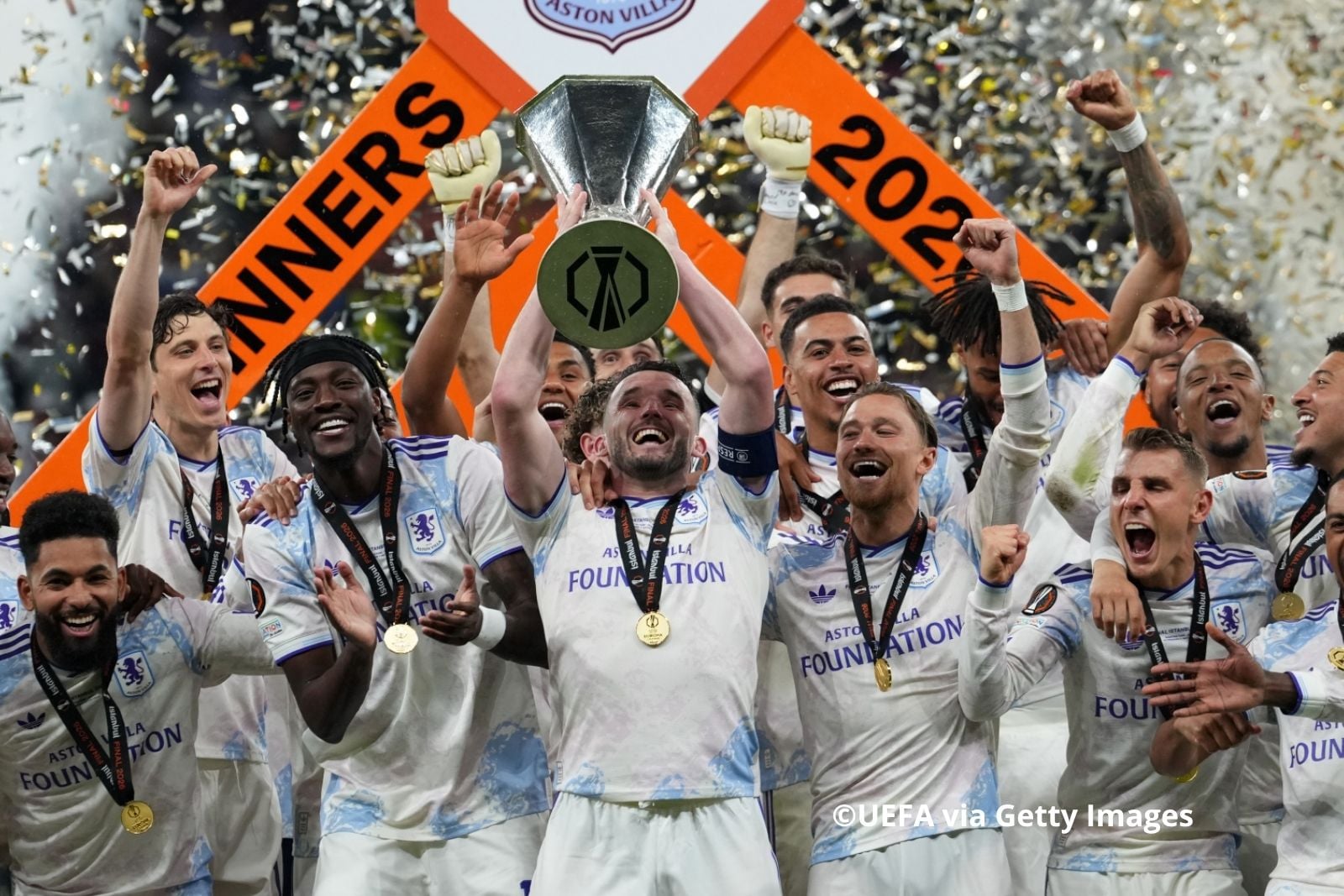 Aston Villa win Europa League as Unai Emery claims historic fifth title