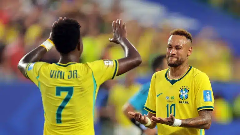 Scotland 0-3 Brazil: Vinicius Junior brace sinks Scots as Brazil win Group C