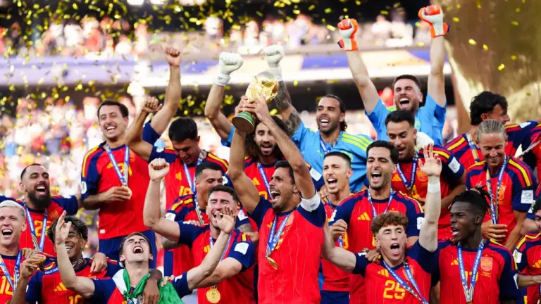 Ferran Torres extra-time winner crowns Spain world champions against 10-man Argentina