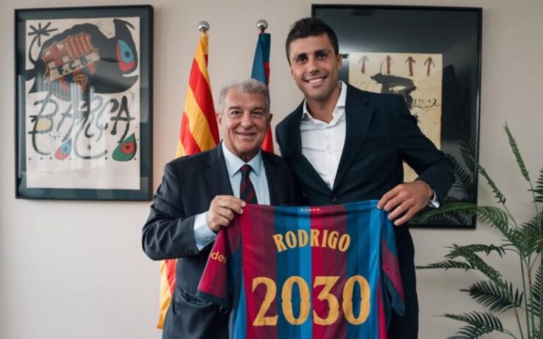 Barcelona Complete Signing of Rodri from Manchester City