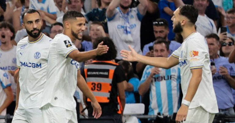 Gouiri Brace Fires Marseille to 4-0 Rout of Strasbourg