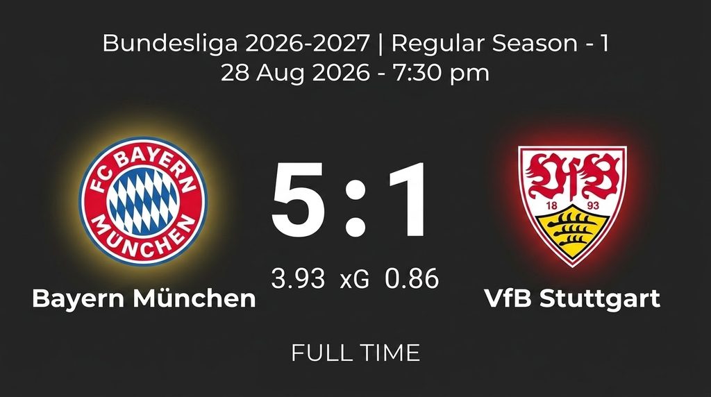 Bayern Munich Thrash Stuttgart 5-1 in Bundesliga Opener