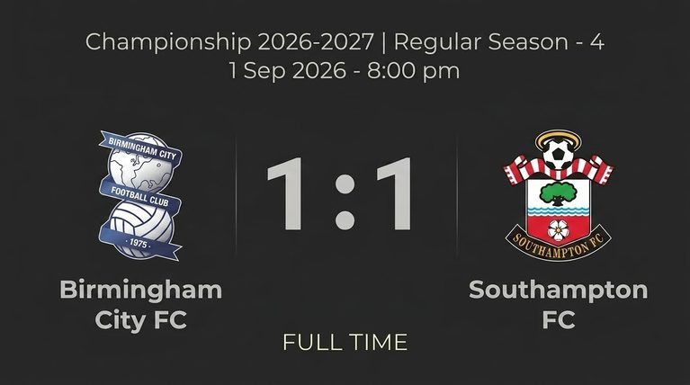 Birmingham 1-1 Southampton: Priske Header Earns Blues a Point