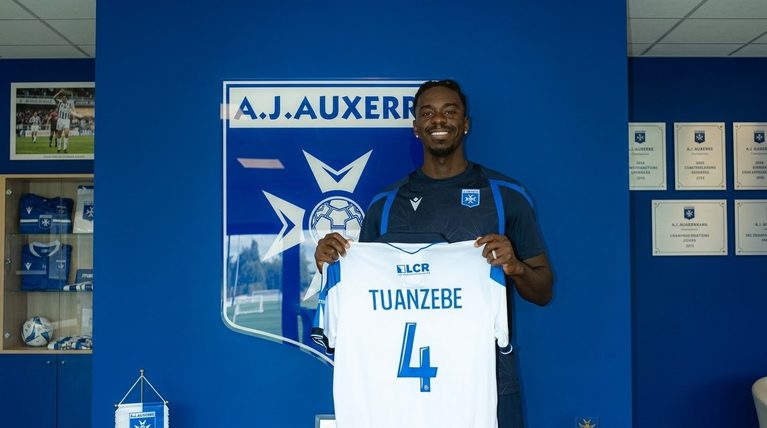 AJ Auxerre Complete Free Transfer Signing of Defender Axel Tuanzebe